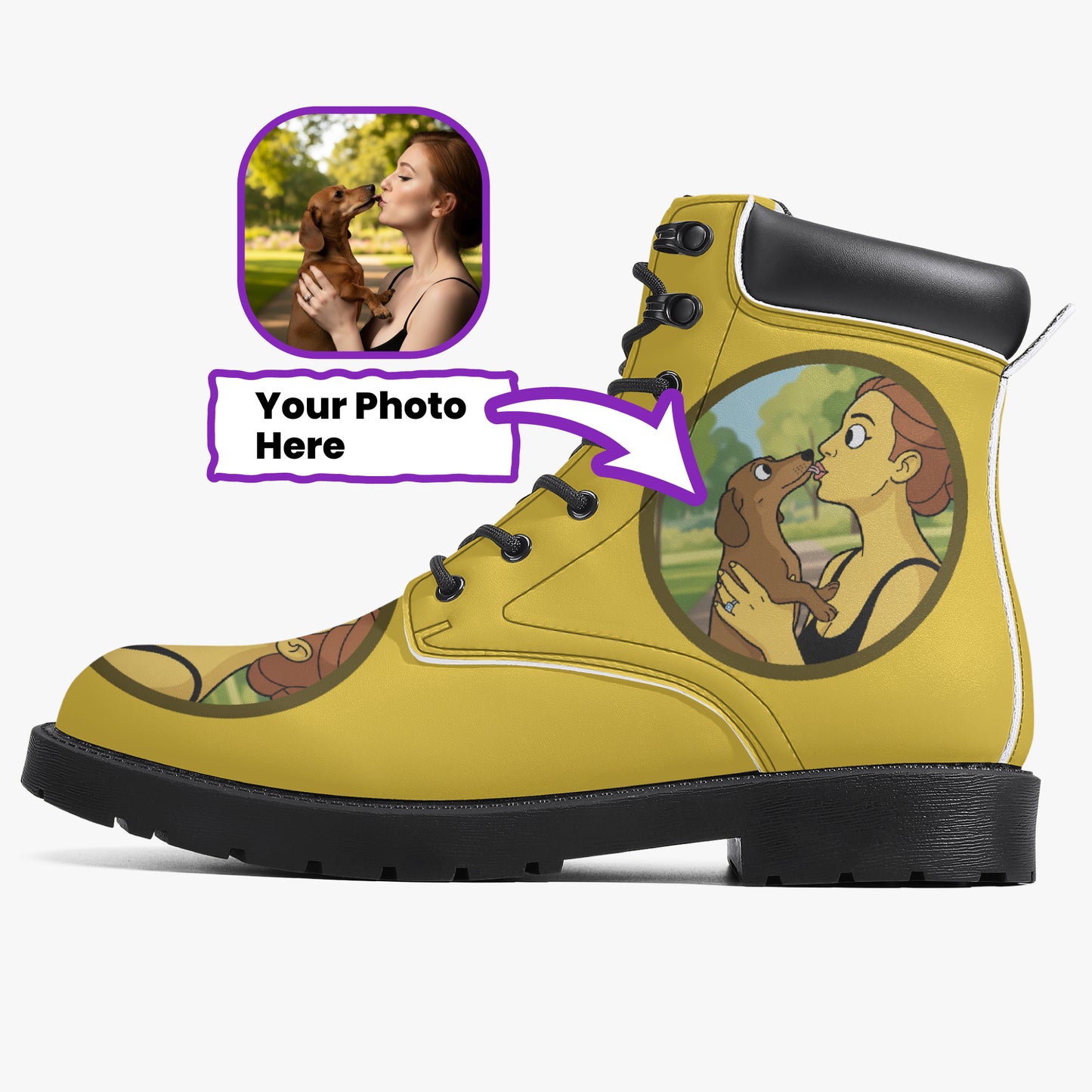 Joey - Personalized Casual Leather Boot