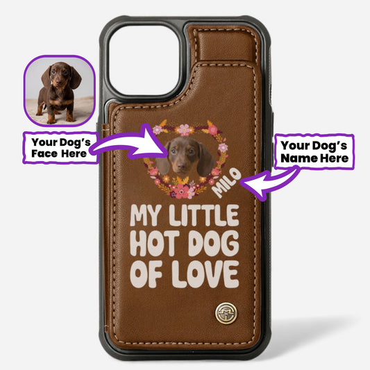 Hanker - Personalized  Leather Wallet Case for for iPhone & Samsung