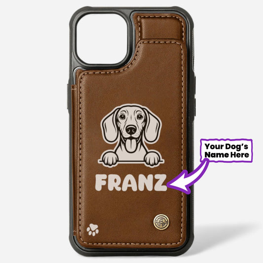 Sage - Personalized  Leather Wallet Case for for iPhone & Samsung