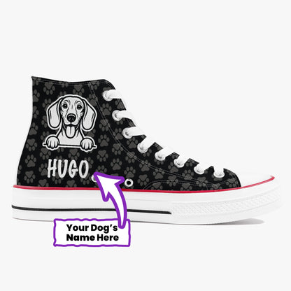Giselle - Personalized High-Top Canvas Shoes