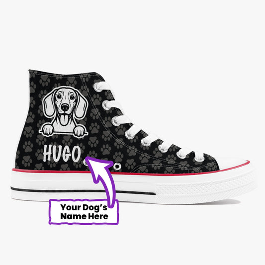 Giselle - Personalized High-Top Canvas Shoes