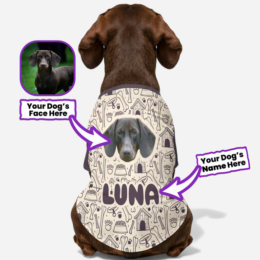 Dean - Personalized Wool Sweater for Doxie