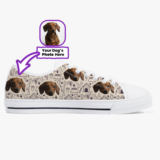Cocoa - Personalized Classic Low-Top Canvas Shoes