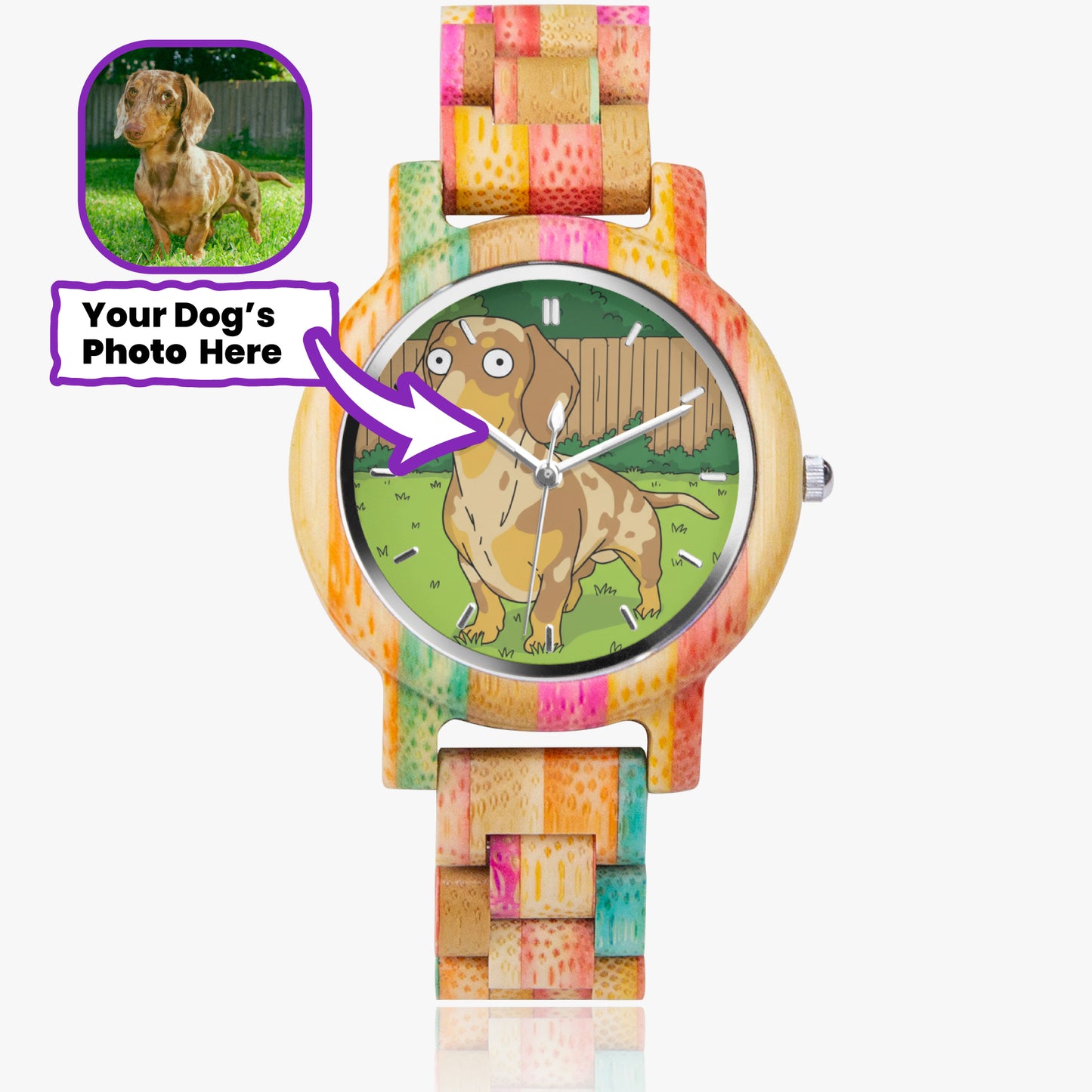 Frieda - Personalized Watch for Dachshund Lovers