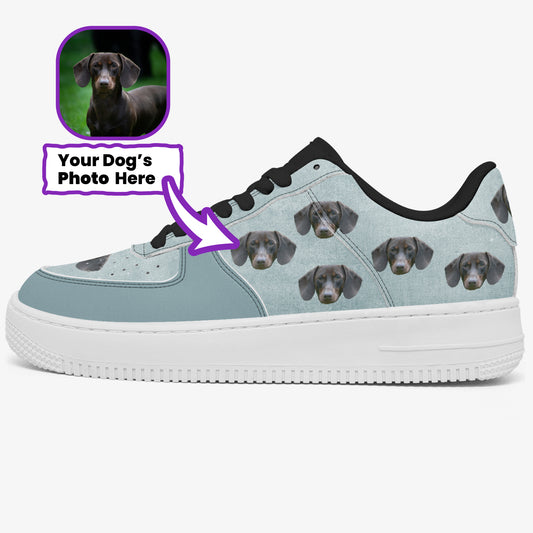 Donut - Personalized Low-Top Leather Sneakers