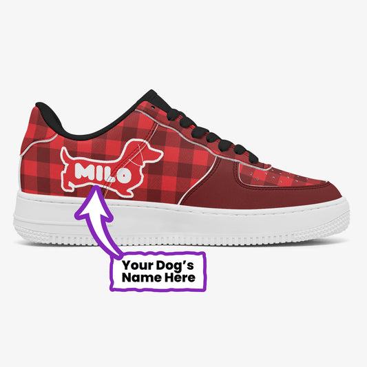 Waddles - Personalized Low-Top Leather Sneakers