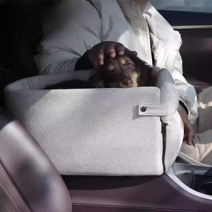Dachshund car safety bed for travel, view 2