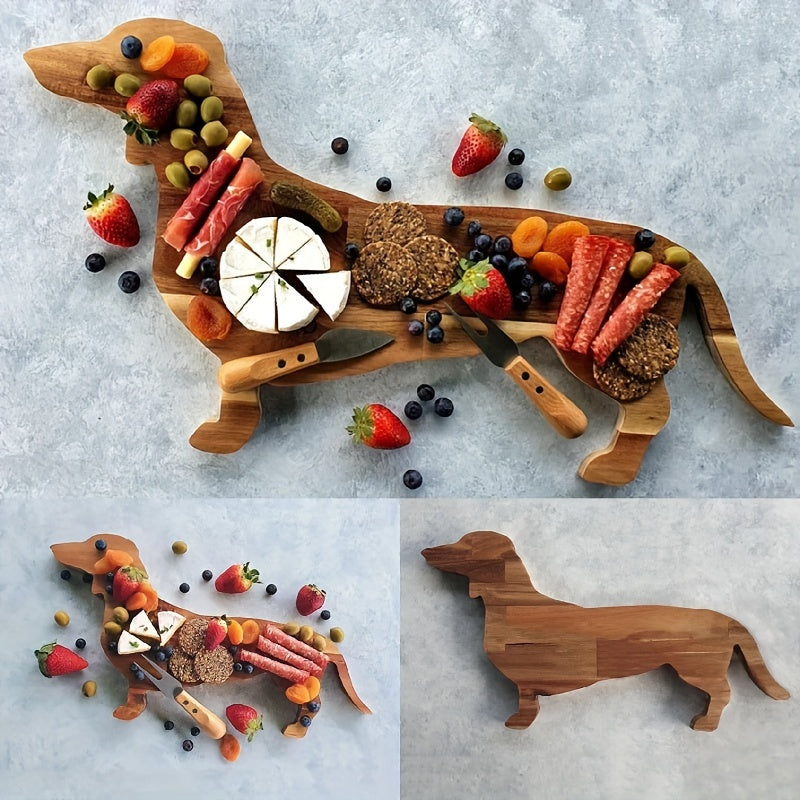 Dachshund-Shaped-Wooden-Chopping-Board-Food-Tray-doxie.us