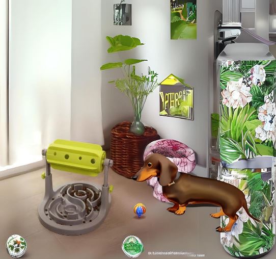 Dachshund-Slow-Feeder-Roller-Toy-www.doxie.us