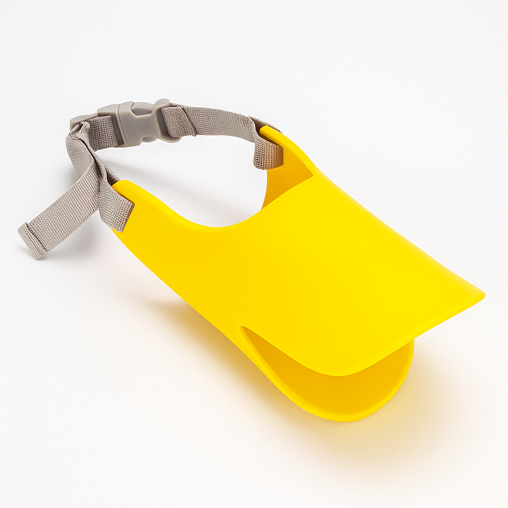 Dachshund Silicone Muzzle – Duck-Shaped Anti-Bite No-Bark Mouth Cover
