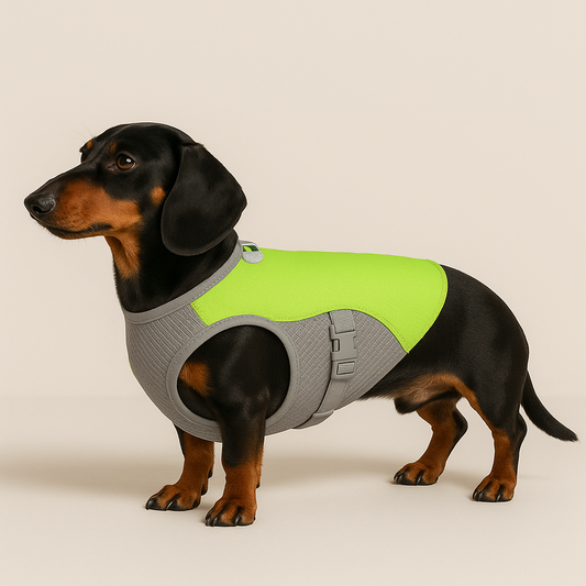 Dachshund Cooling Vest Ultimate Hot Weather Protection for Doxie