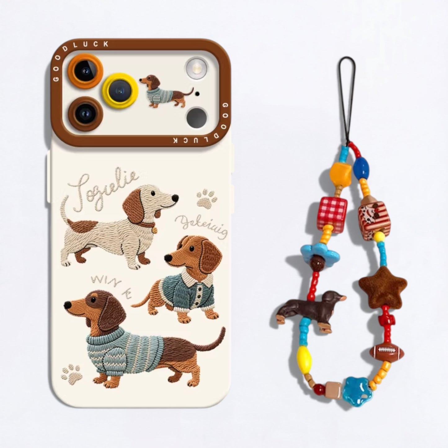 DachyCharm Dachshund iPhone Case.jpg