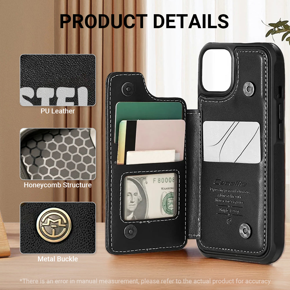 Stella - Personalized  Leather Wallet Case for for iPhone & Samsung