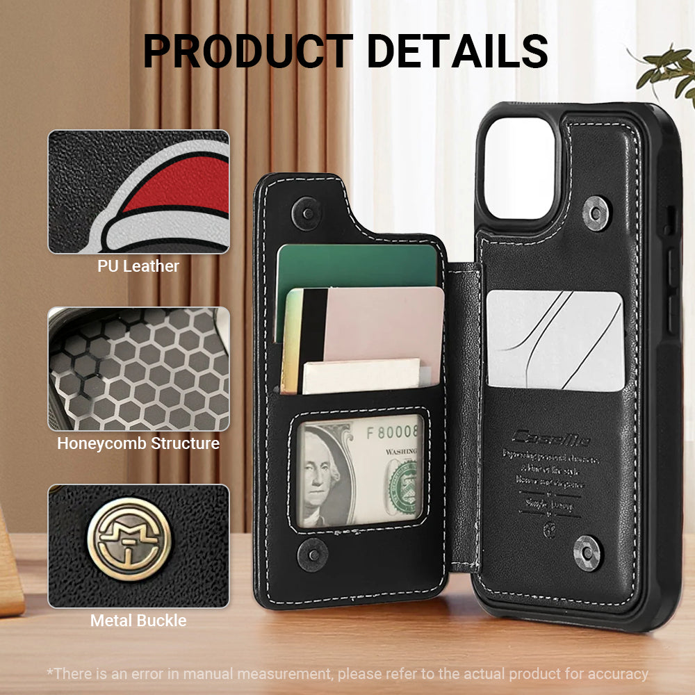 Cort - Personalized  Leather Wallet Case for for iPhone & Samsung
