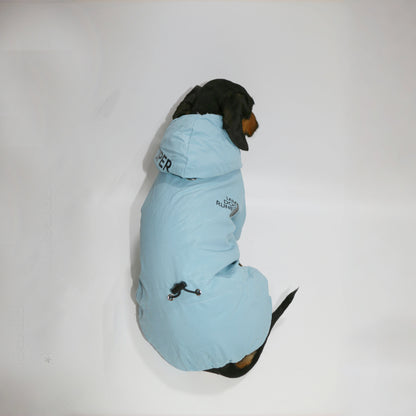 FrostPaw waterproof full-body snowsuit for dachshunds, view 7