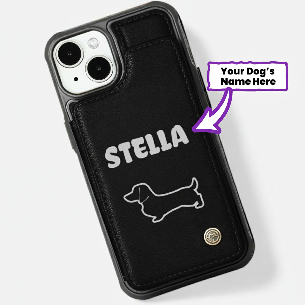 Stella - Personalized  Leather Wallet Case for for iPhone & Samsung