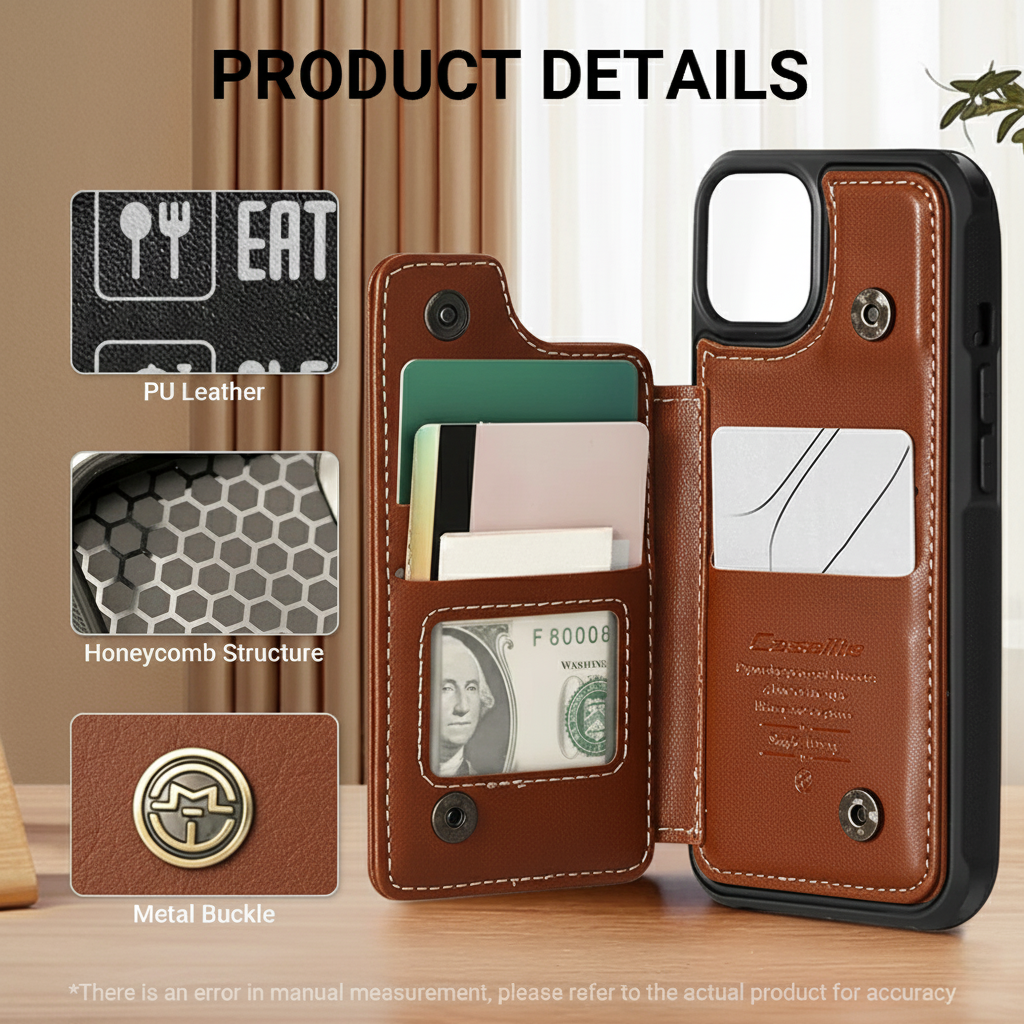 Beanie - Personalized  Leather Wallet Case for for iPhone & Samsung