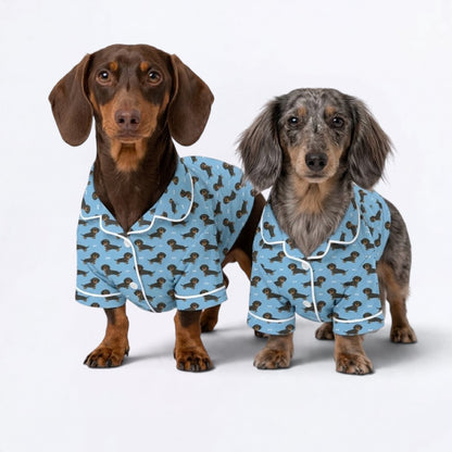 Sunny – Matching Dachshund Pajamas | Soft Satin Pajamas