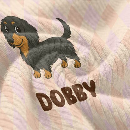 Footie - Personalized Wool Sweater for Doxie