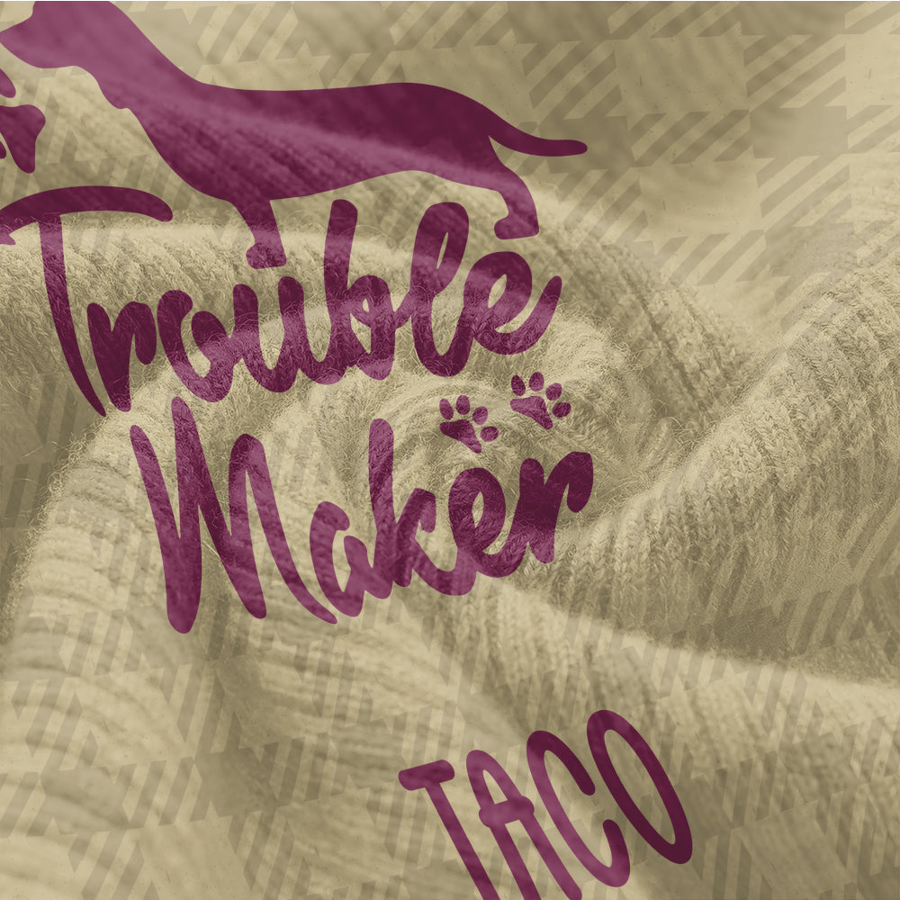 Vienna - Personalized Wool Sweater for Doxie