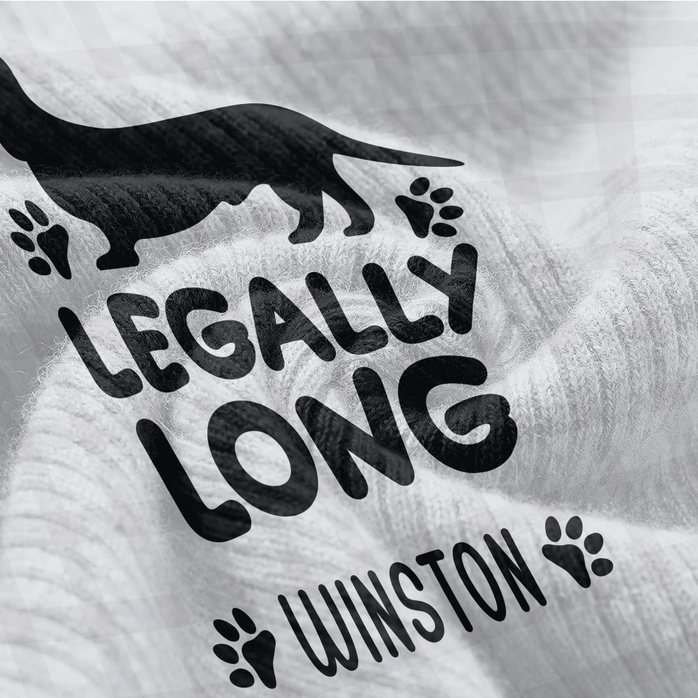 Coney - Personalized Wool Sweater for Doxie