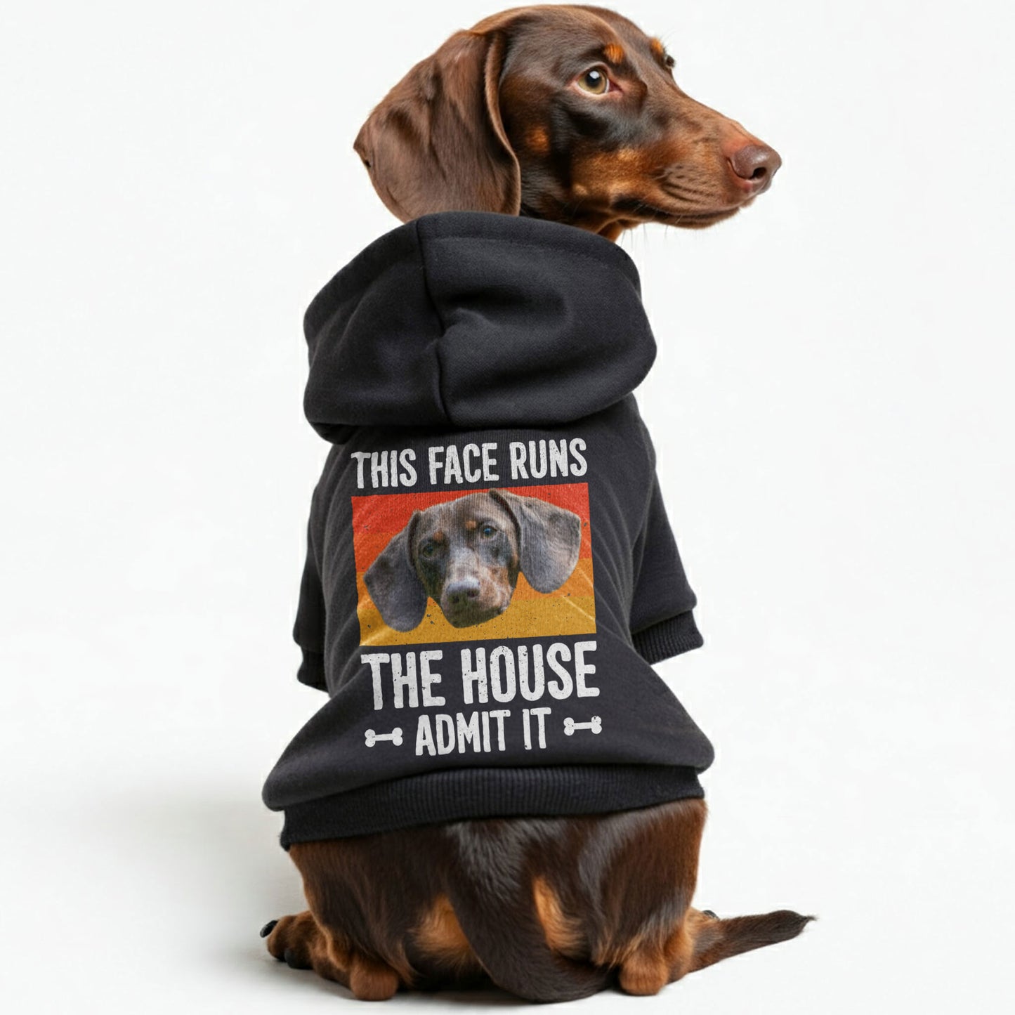 This Face – Personalized Dachshund Hoodies with Your Doxie’s  Photo – Stylish, Cozy & Made from Premium 100% Cotton