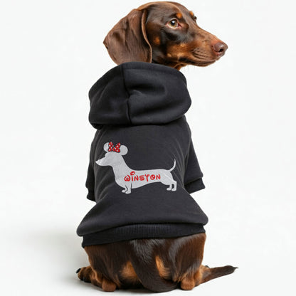 Minidoxie - Personalized Dachshund Hoodies with your doxie name – Stylish, Cozy, and Premium 100% Cotton