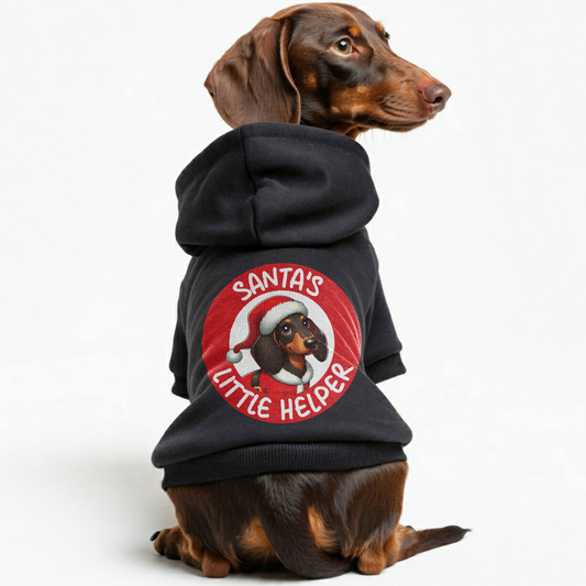 Santa - Personalized Dachshund Hoodies with Funny Quotes – Stylish, Cozy, and Premium 100% Cotton