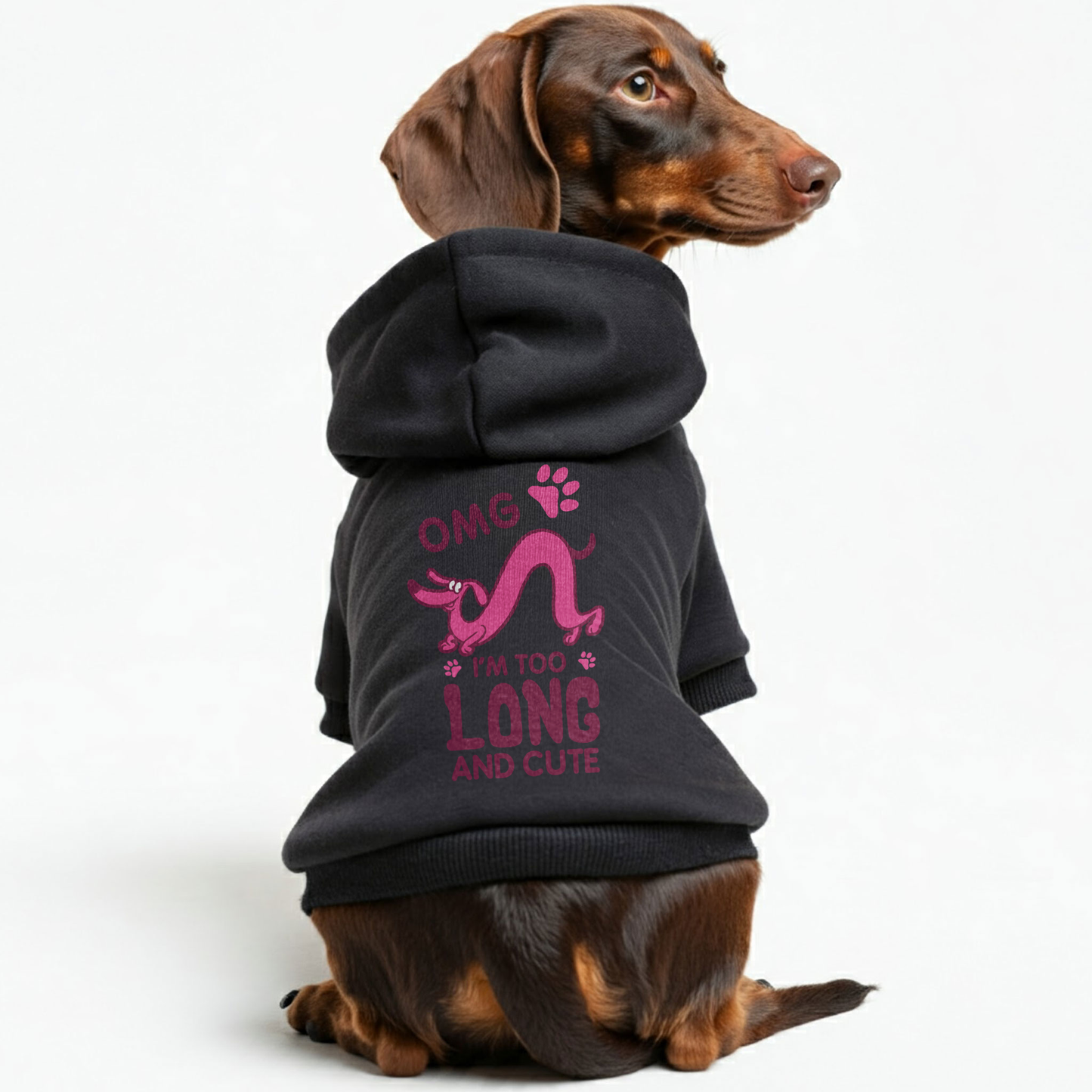 Cookie - Personalized Dachshund Hoodies with Funny Quotes – Stylish, Cozy, and Premium 100% Cotton