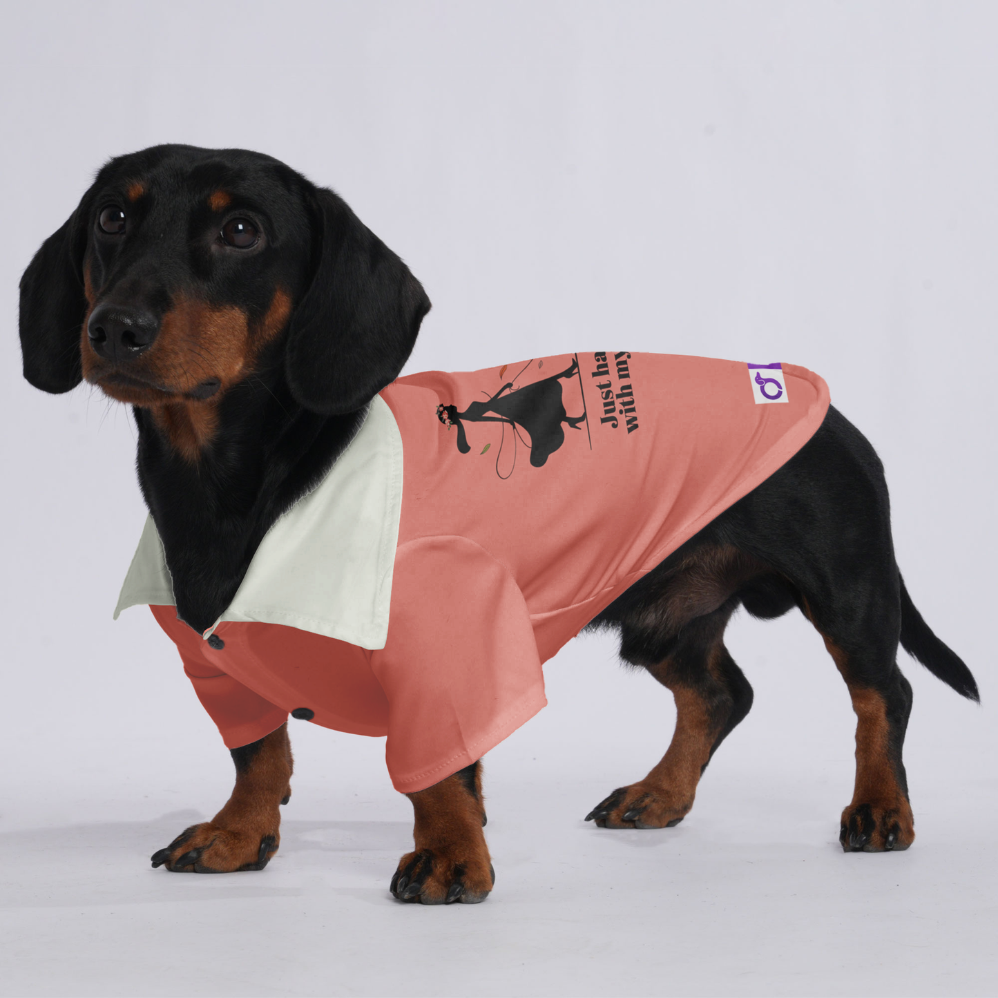 JUST HANGIN' WITH MY MOM - Hawaiian Shirt for Doxies