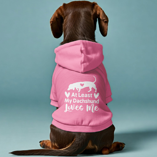 At Least - Personalized Dachshund Hoodies with Funny Quotes – Stylish, Cozy, and Premium 100% Cotton