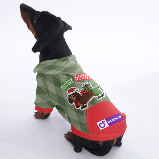 Merry woofmas - Hoodies for Dachshunds