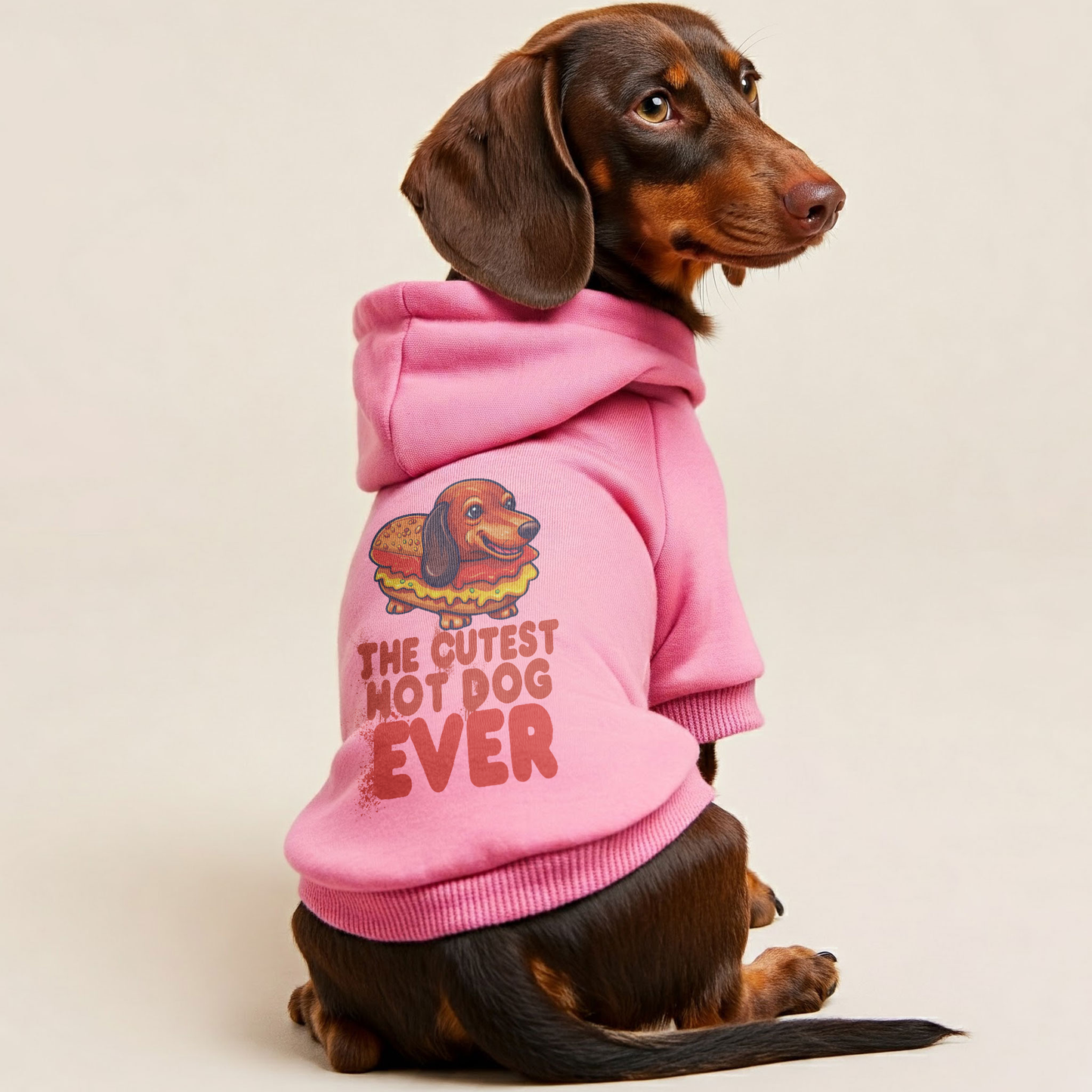 The Cutest - Personalized Dachshund Hoodies with Funny Quotes – Stylish, Cozy, and Premium 100% Cotton