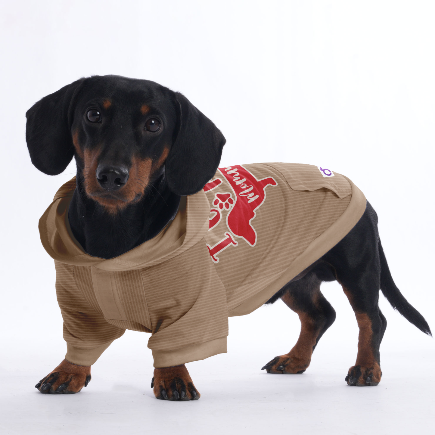 I love my mommy - Hoodies for Dachshunds