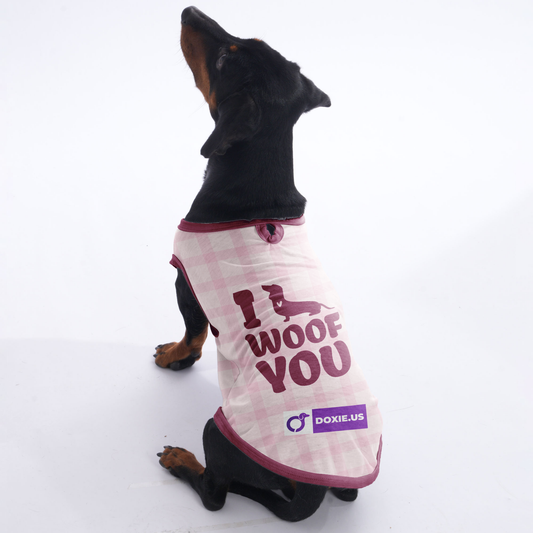 I woof you -  Shirt for Dachshunds