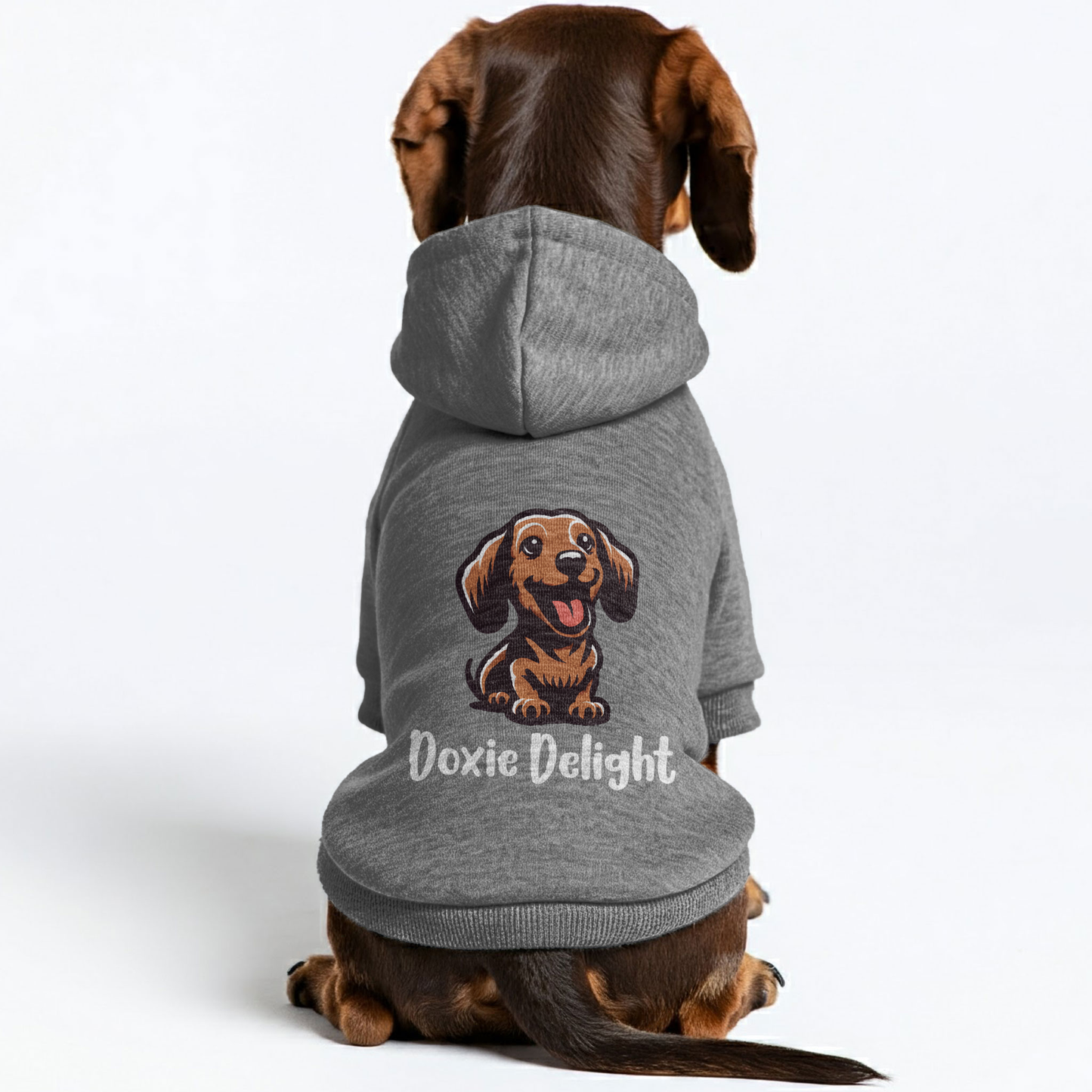 Doxie Delight - Personalized Dachshund Hoodies with Funny Quotes – Stylish, Cozy, and Premium 100% Cotton