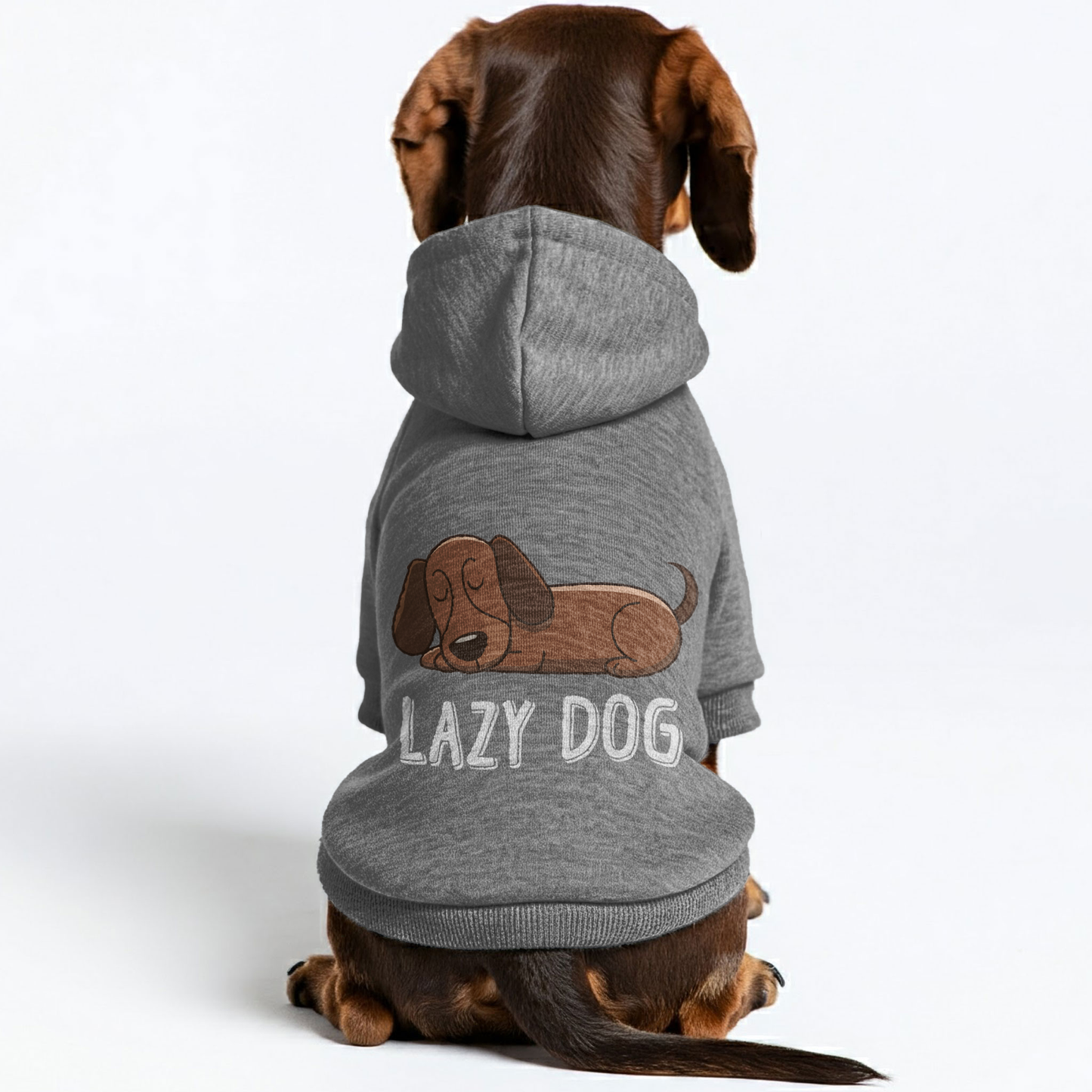 Lazy Dog - Personalized Dachshund Hoodies with Funny Quotes – Stylish, Cozy, and Premium 100% Cotton