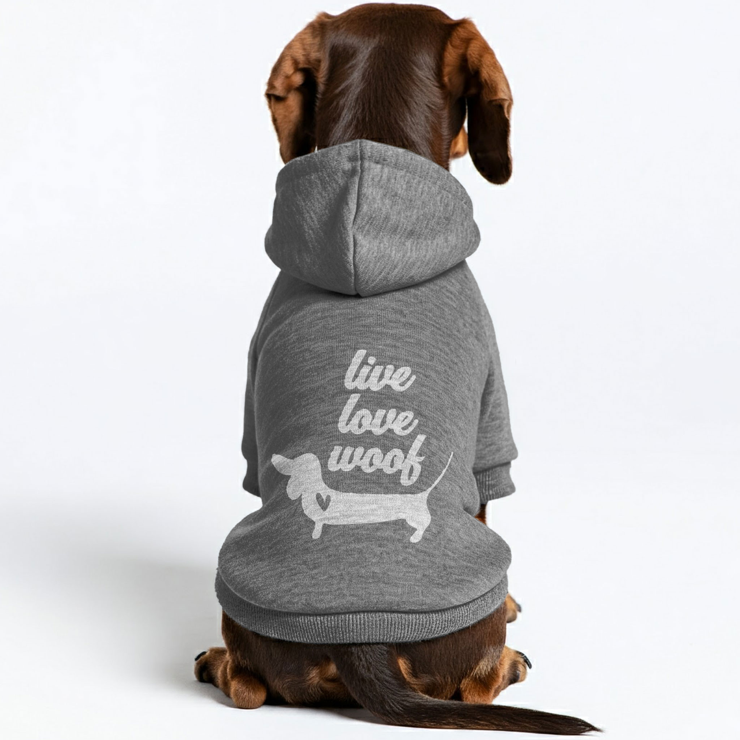 Woof - Personalized Dachshund Hoodies with Funny Quotes – Stylish, Cozy, and Premium 100% Cotton