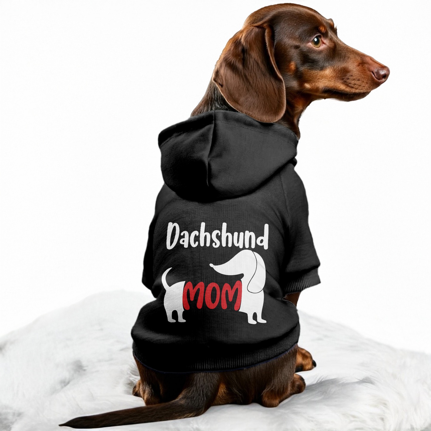 Dachshund MOM - Personalized Dachshund Hoodies with Funny Quotes – Stylish, Cozy, and Premium 100% Cotton