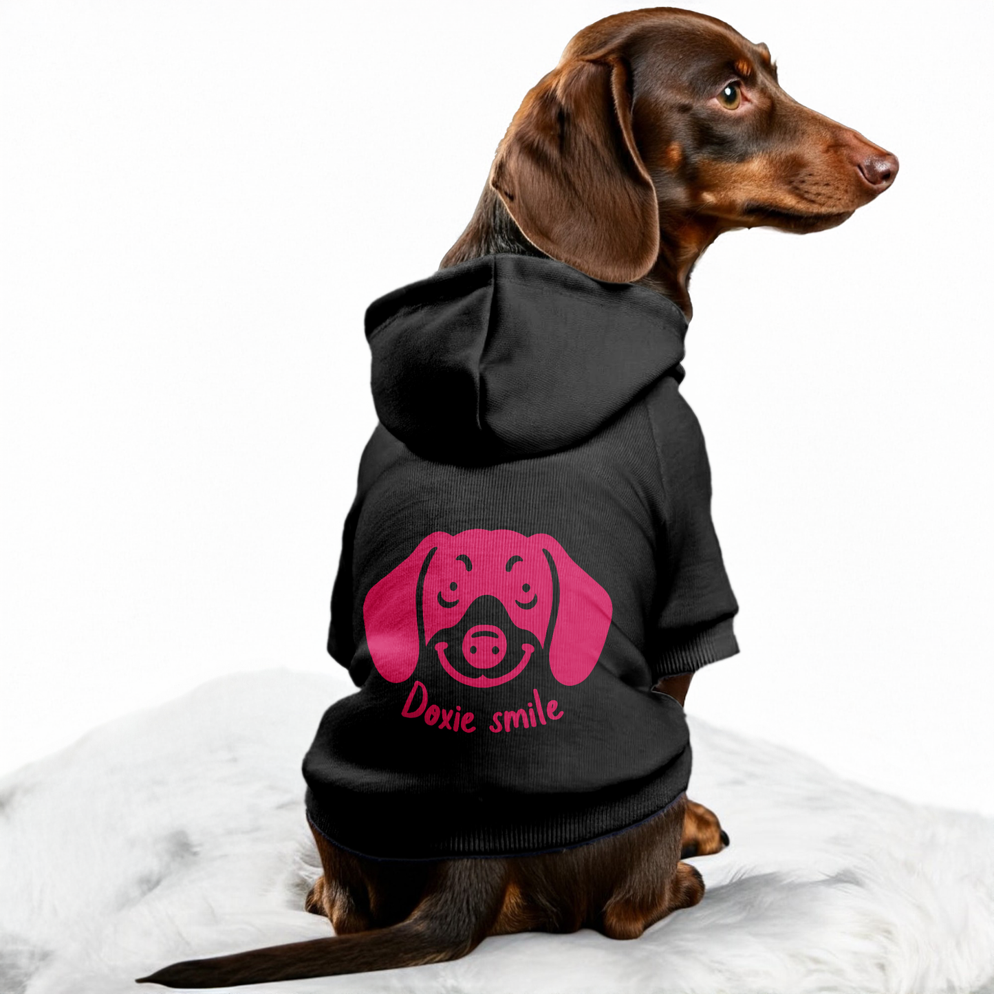 Doxie Smile - Personalized Dachshund Hoodies with Funny Quotes – Stylish, Cozy, and Premium 100% Cotton