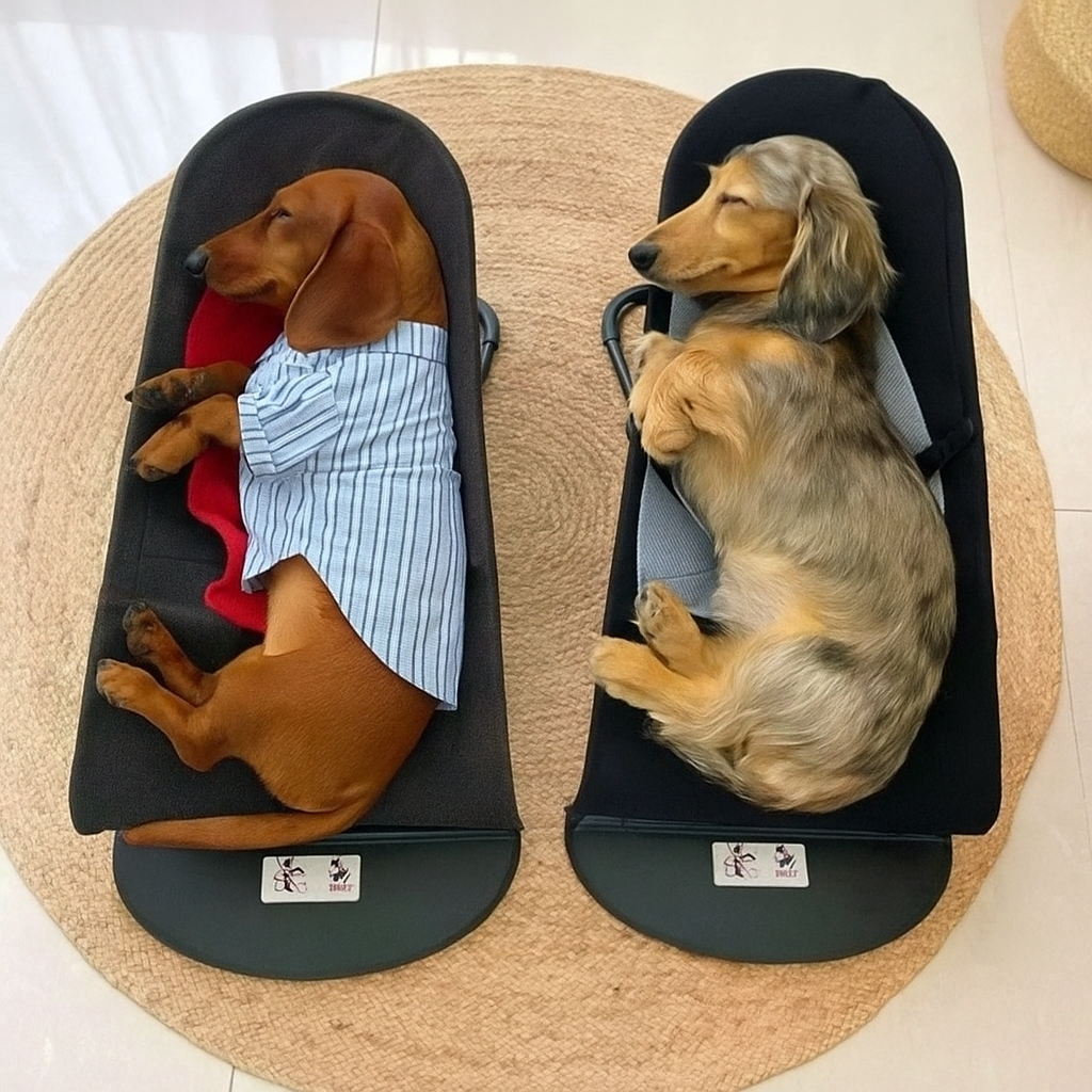 Portable Rocking Chair for Dachshund