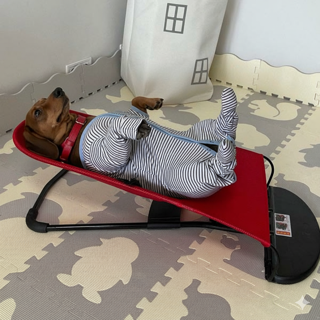 Portable Rocking Chair for Dachshund