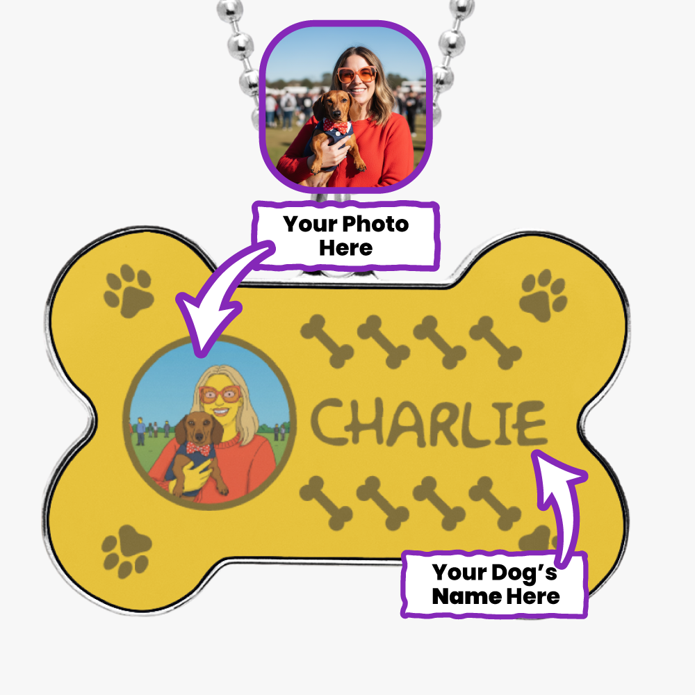 Sage - Necklace for Dachshund moms