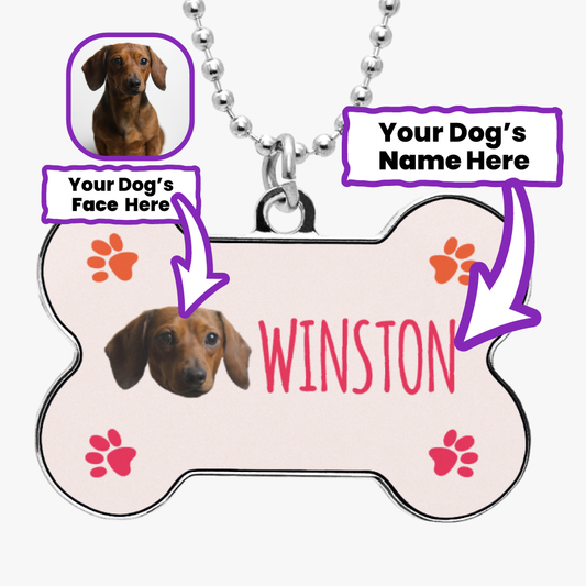 Bruno - Necklace for Dachshund moms