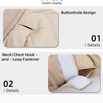 Quilted water-resistant winter coat for dachshunds, view 8
