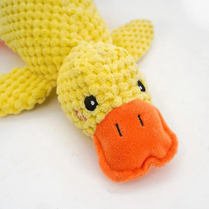 Dachshund Duck Toy– Soft Interactive Plush Squeaky Toy