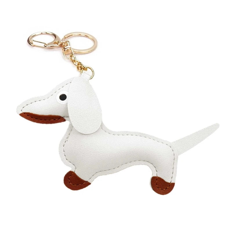 LeatherLove-Whimsical-Dachshund-Keychain-in-Premium-PU-Leather-doxie.us