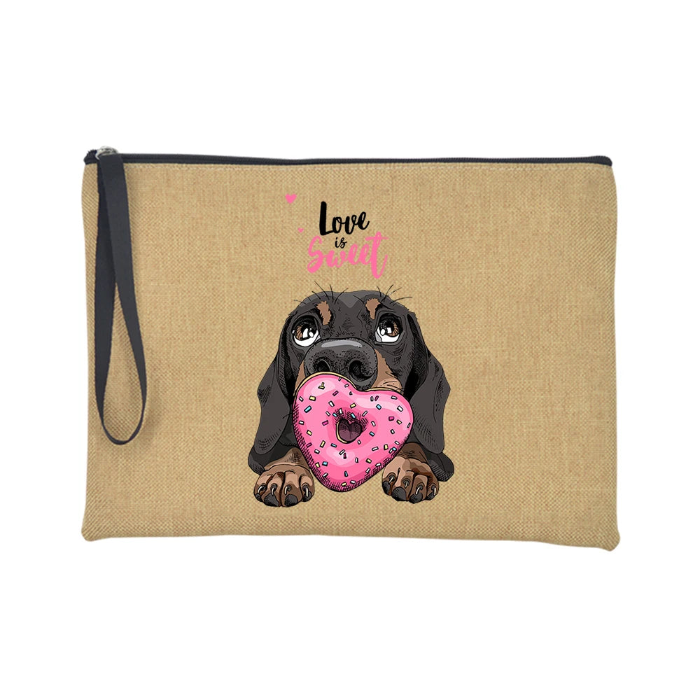 Dachshund-Print-Makeup-Bag-Travel-Toiletry-Organizer-doxie.us