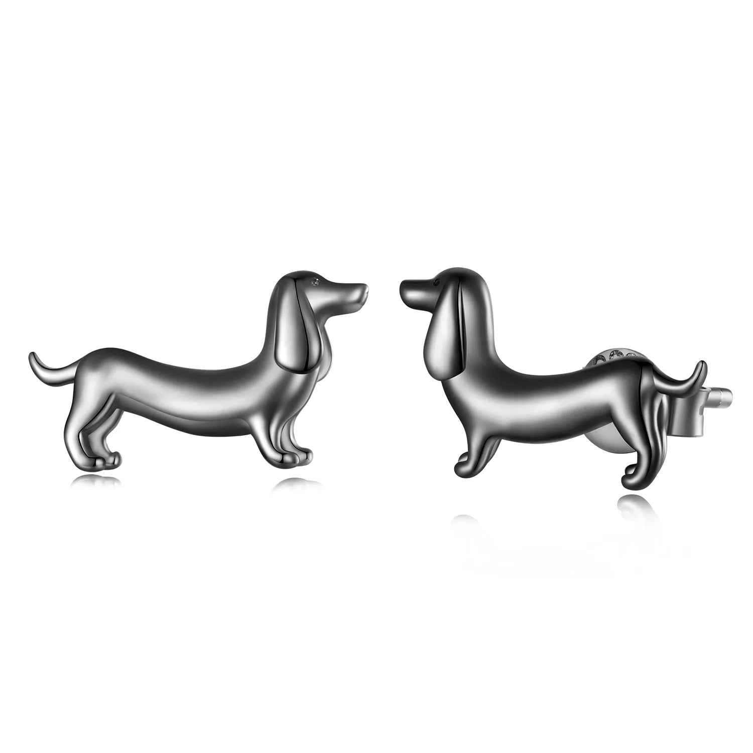 SilverDoxie-Dachshund-Delight-Sterling-Silver-Dog-Earrings-doxie.us