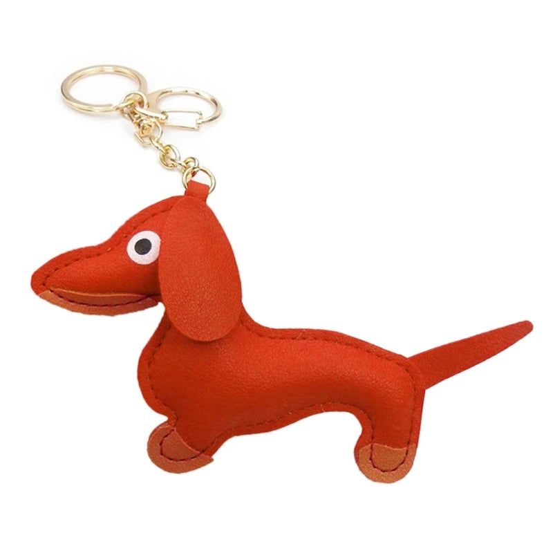 LeatherLove-Whimsical-Dachshund-Keychain-in-Premium-PU-Leather-doxie.us